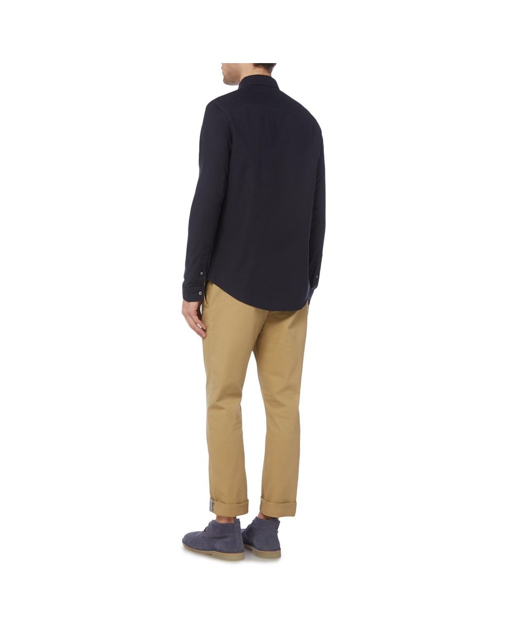 Original Penguin Blue Ecovero Oxford Shirt for men