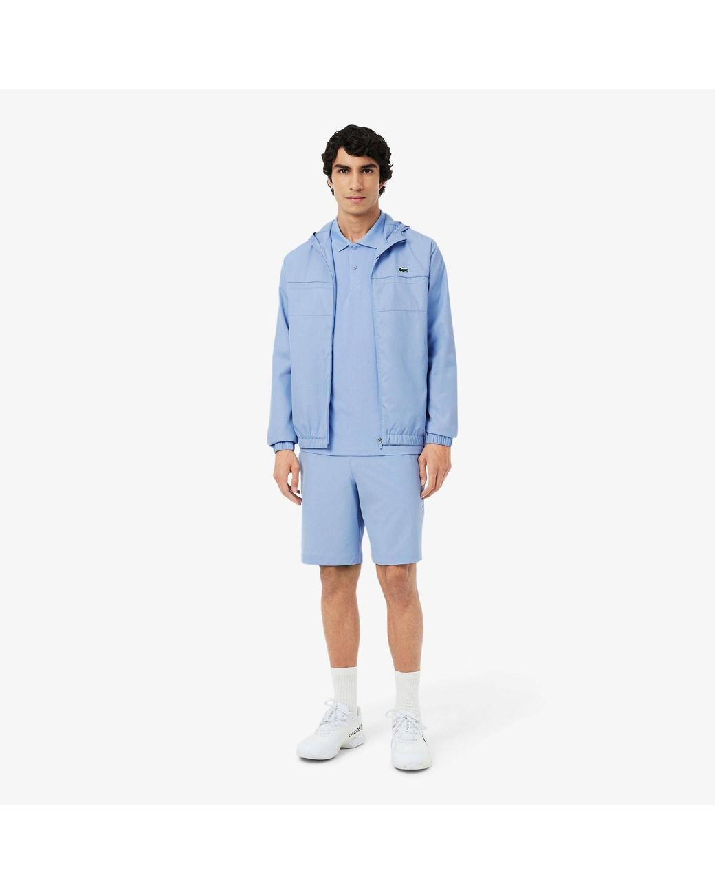 Lacoste Blue Short Sleeve Performance Polo Shirt for men