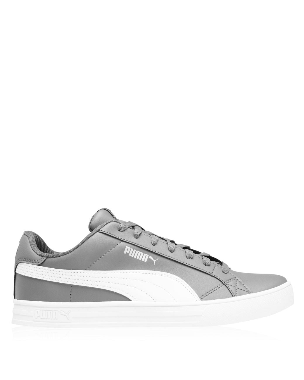 PUMA Gray Smash Vulc 3 Low Trainers for men