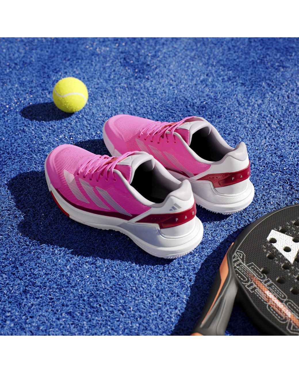 Adidas Originals Pink Crazyquick Lightstrike Padel Shoes