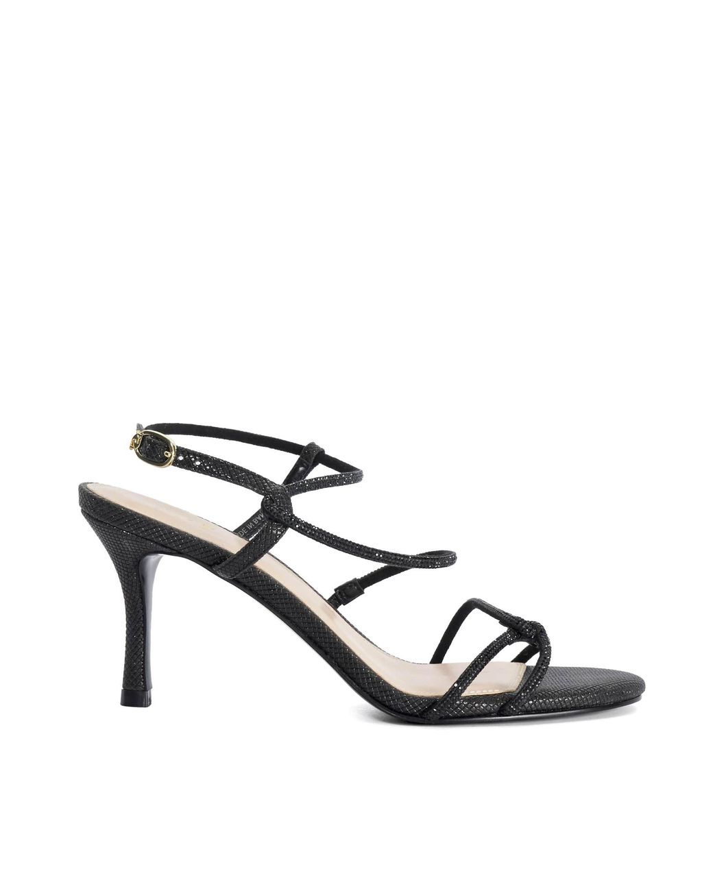Dune Black Milos Heeled Sandals