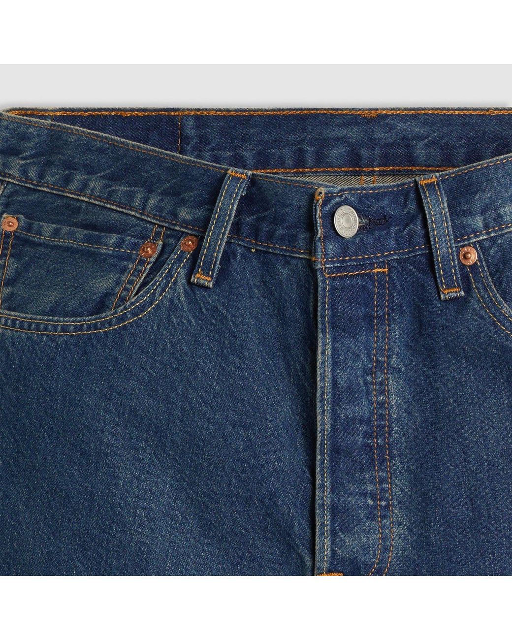 Levi's Blue 501 Original Denim Shorts for men