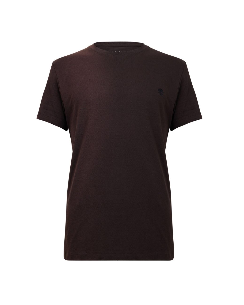 Timberland Brown Dunstan Cotton Crew-Neck Short-Sleeve Slim-Fit T-Shirt for men