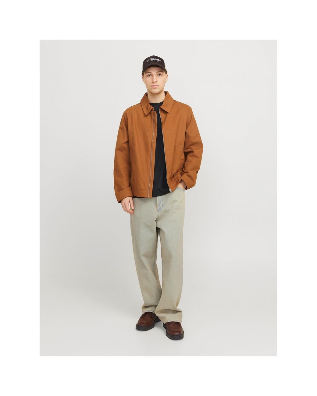 Jack & Jones Gray Jj Ron Jeans for men