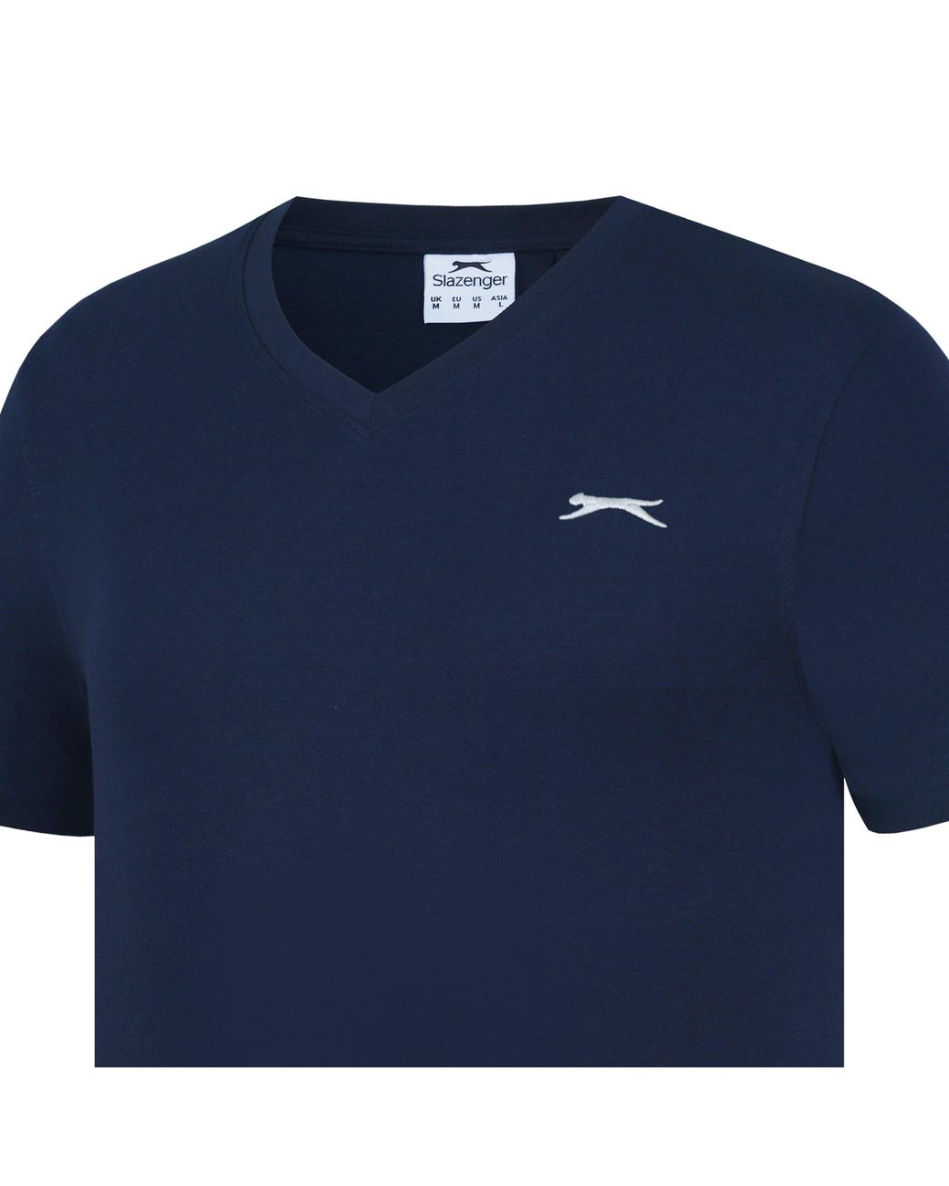 Slazenger 1881 Blue V Neck T Shirt for men