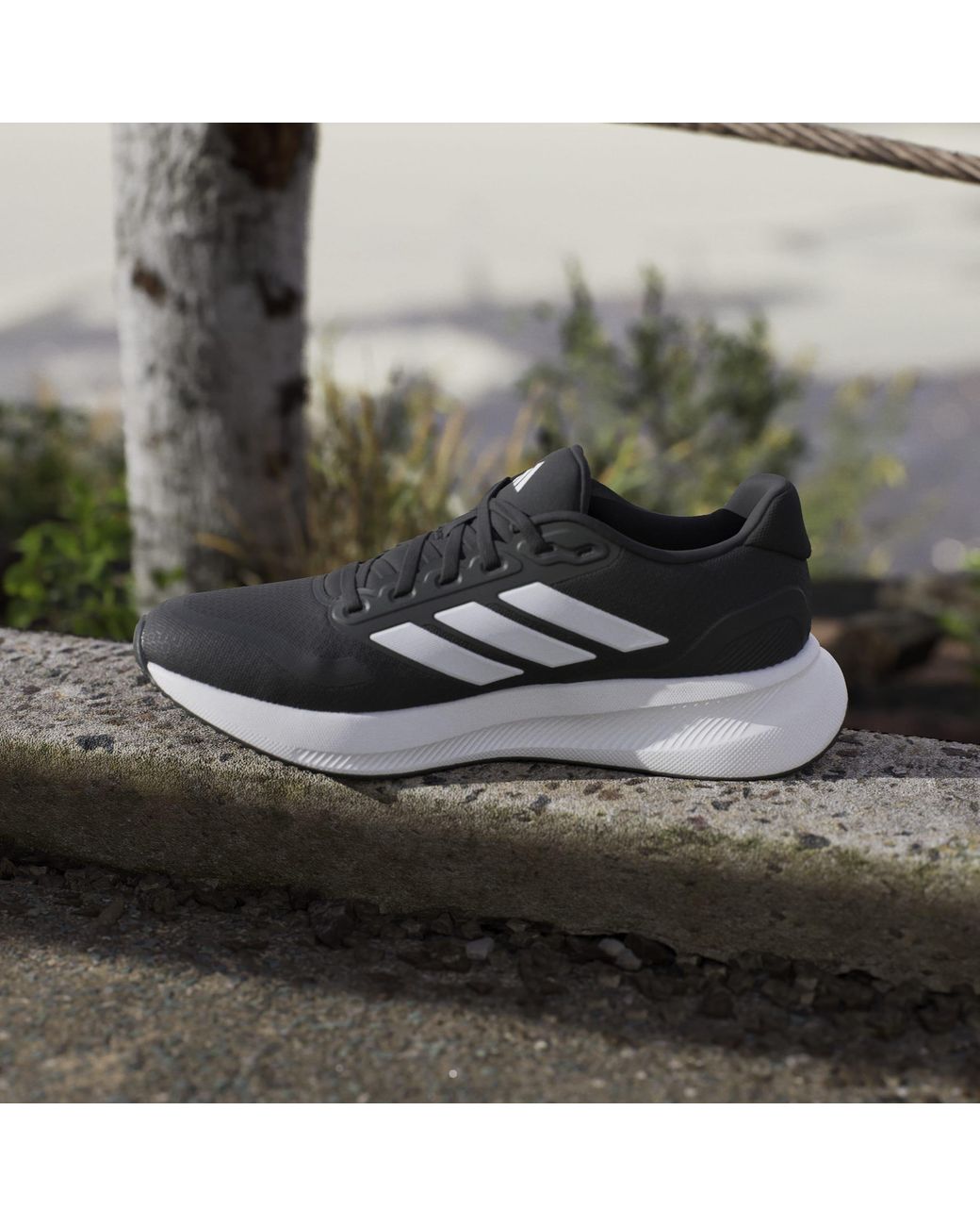 Adidas Black Runfalcon 5 Running Shoes