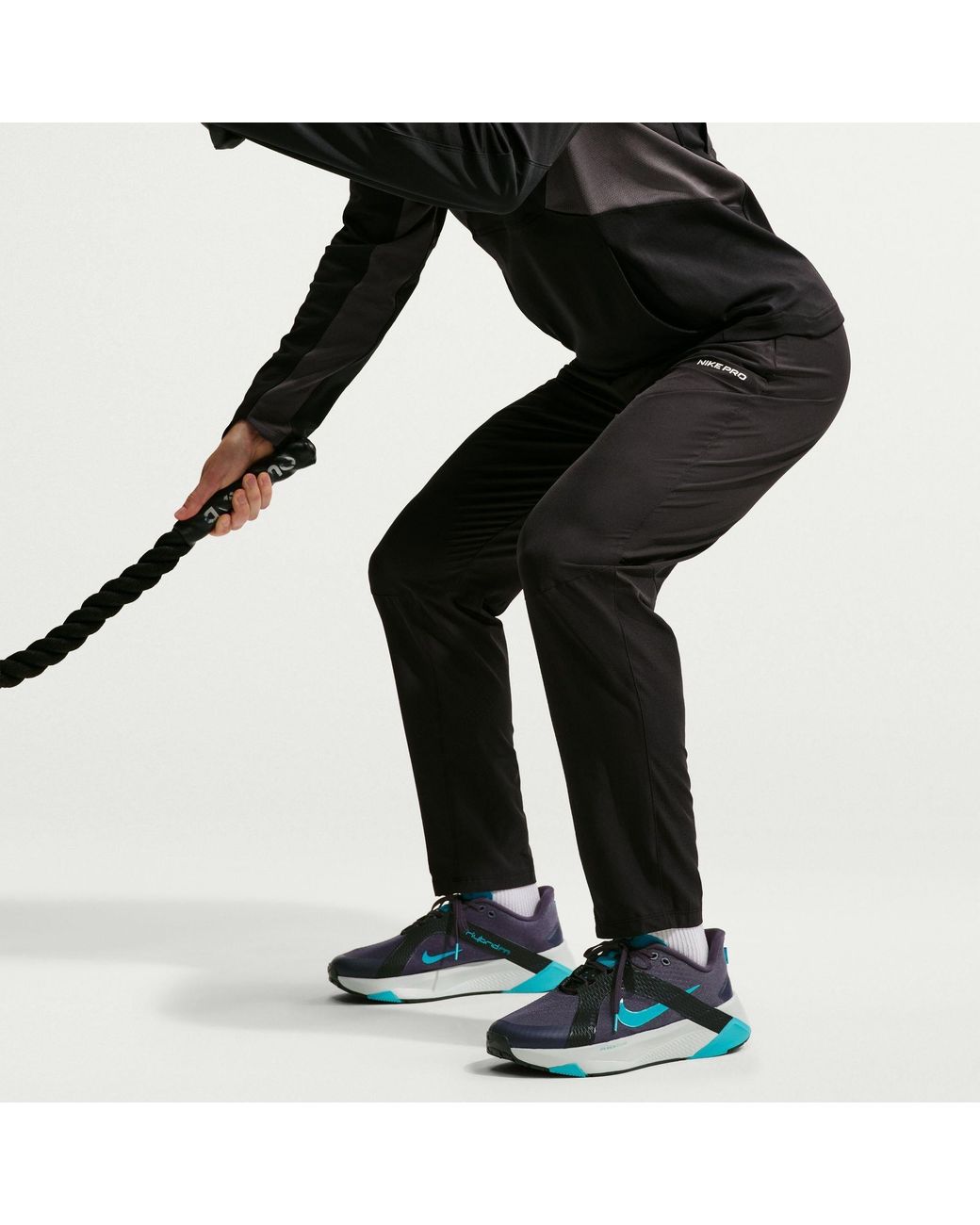 Nike Blue Hybrid Rn Training Shoes for men