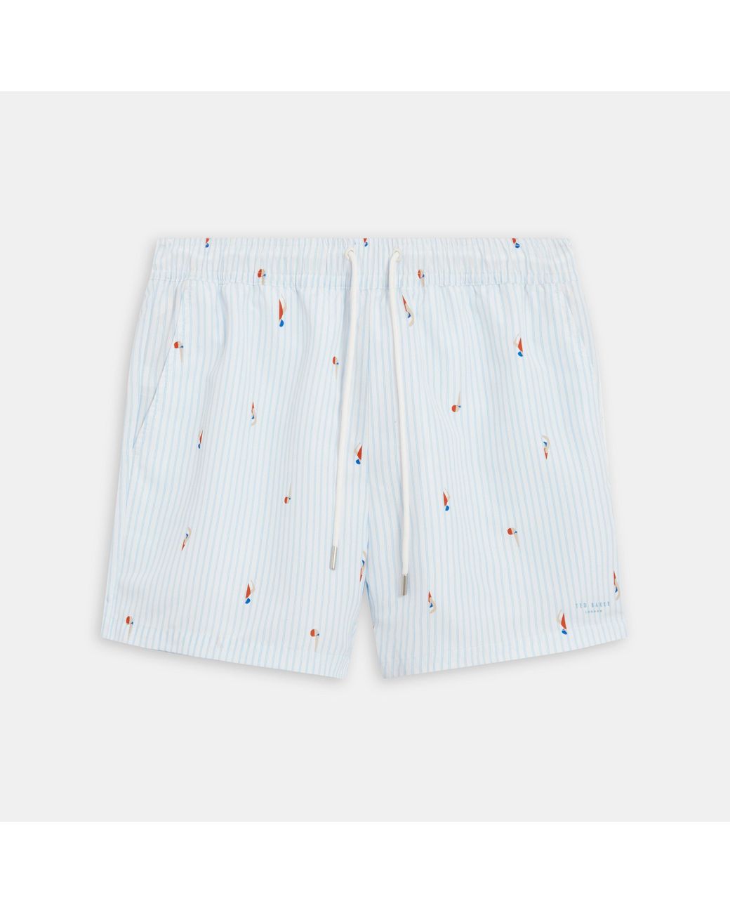 Ted Baker Blue Stripe Swim Short for men
