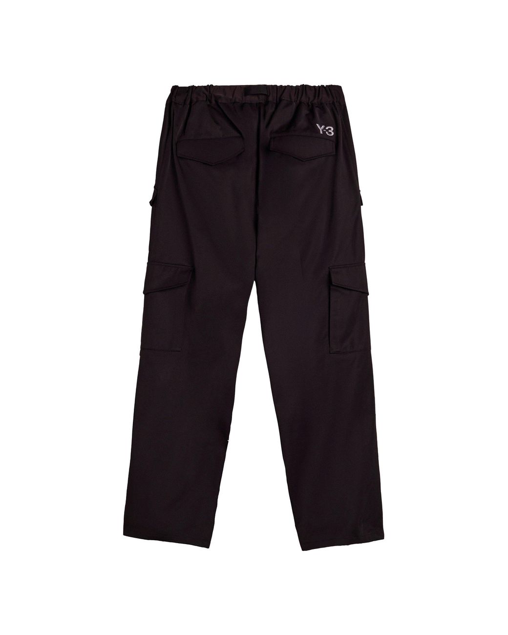 Y-3 Black Mercedes Cargo Trousers for men