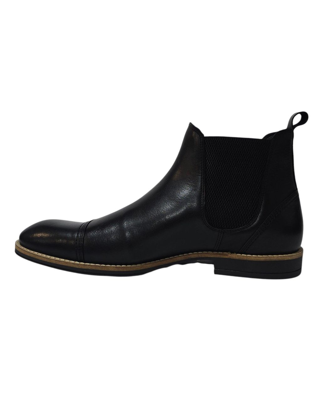 Firetrap Black Bush Chelsea Boots for men