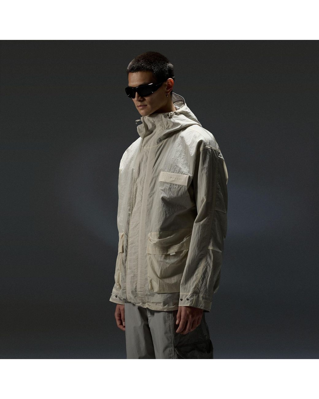 Oakley Gray Fully Reversible Momento Jacket for men