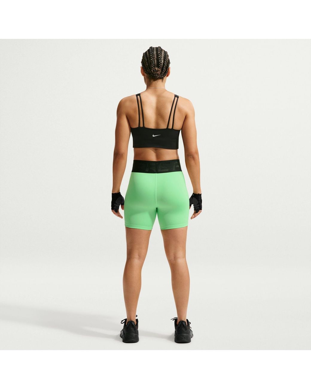 Nike Green Keely Sculpt 5In Performance Shorts