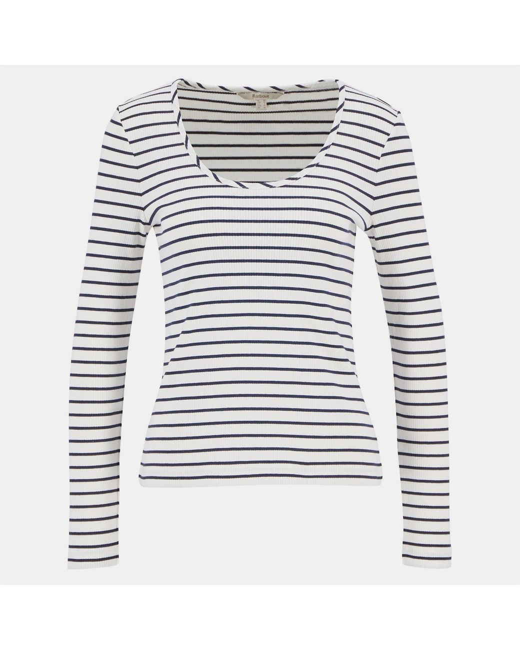 Barbour Gray Blake Long Sleeve T-Shirt