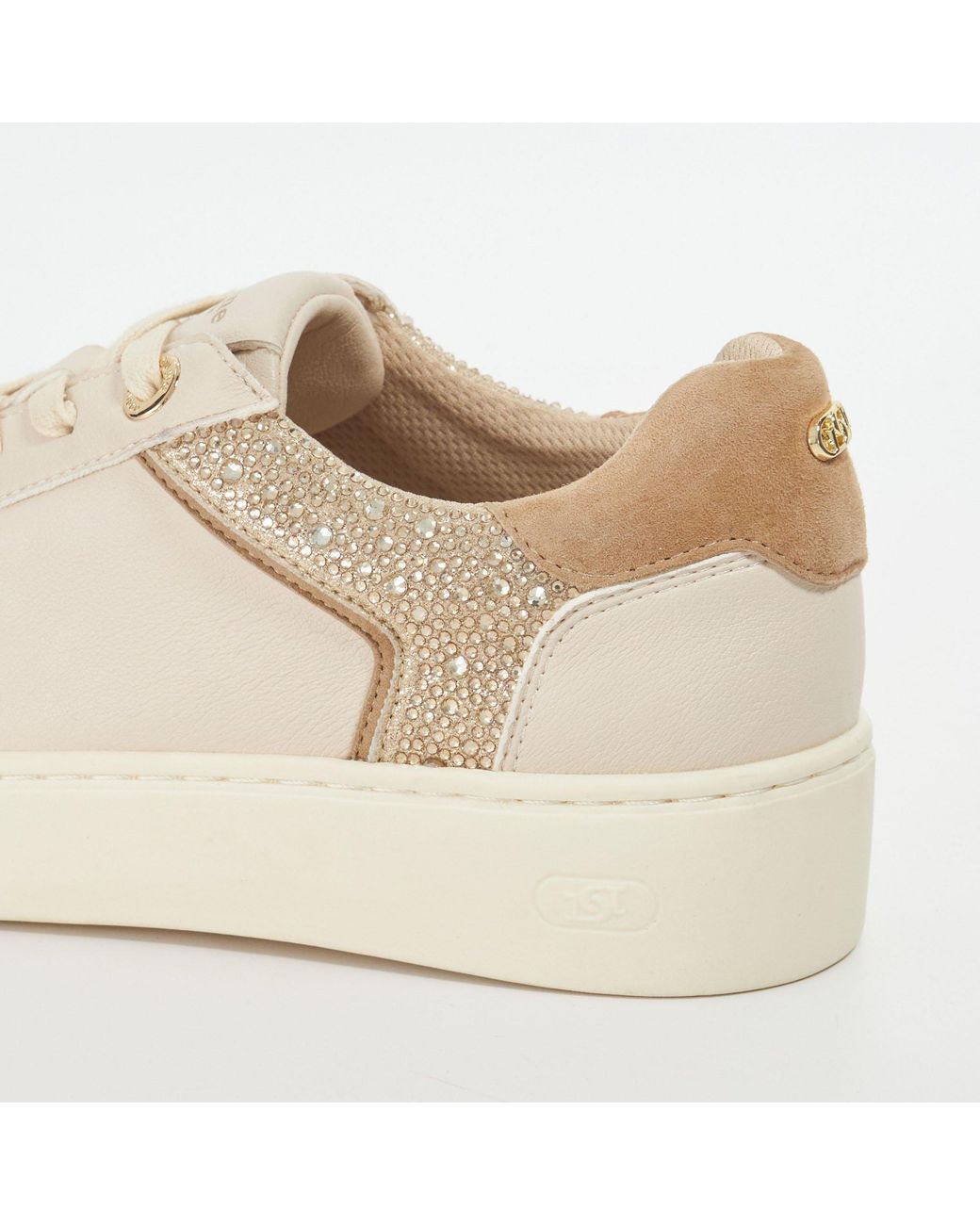 Dune Natural Elli Low-Top Trainers