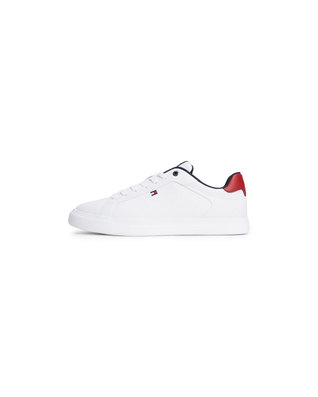 Tommy Hilfiger White Leather Low-Top Trainers for men