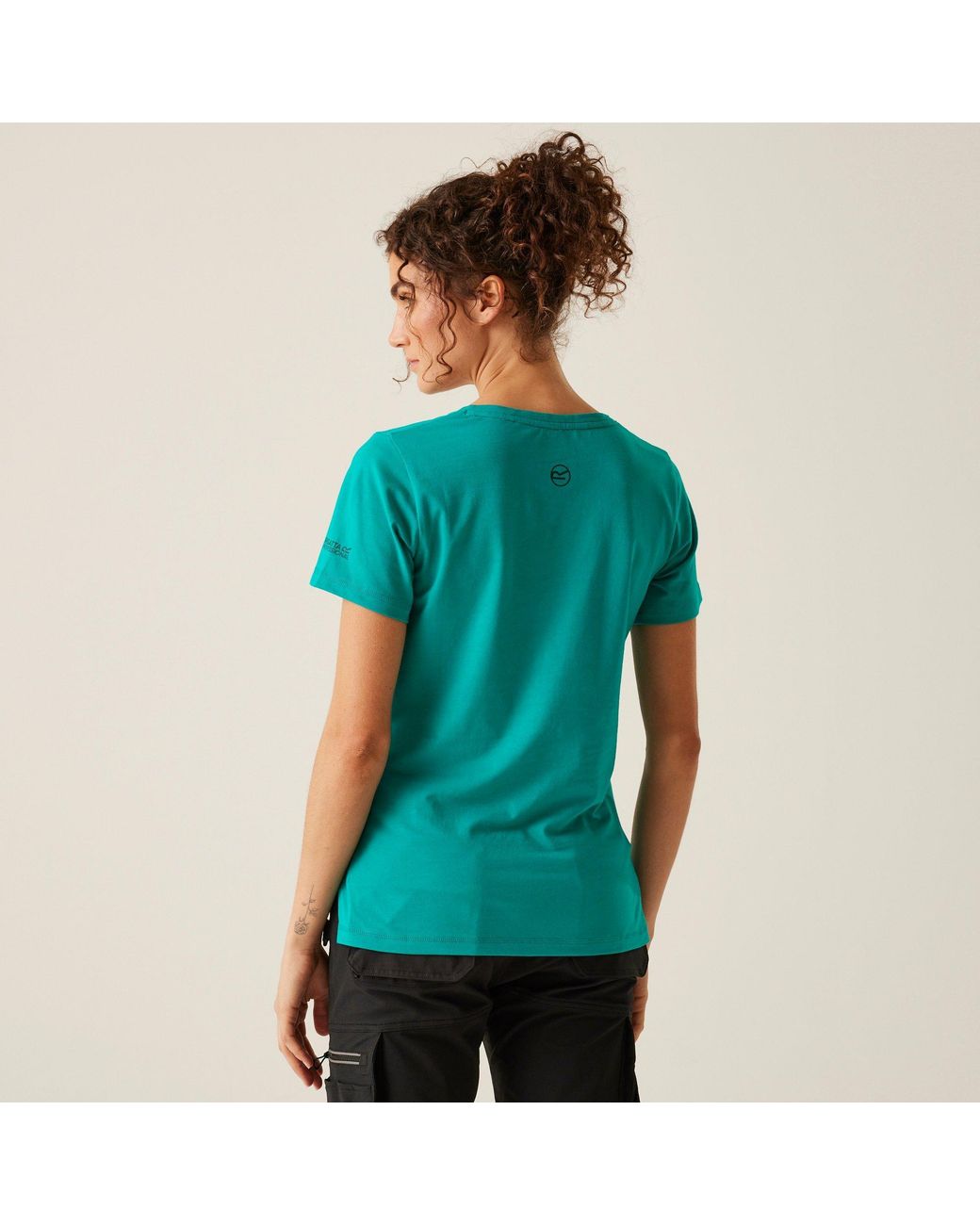 Regatta Blue Ada Cotton Stretch T-Shirt