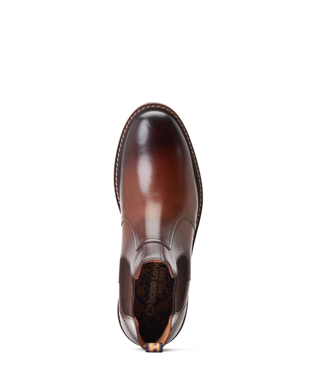 Base London Brown Bloom Chelsea Boot for men