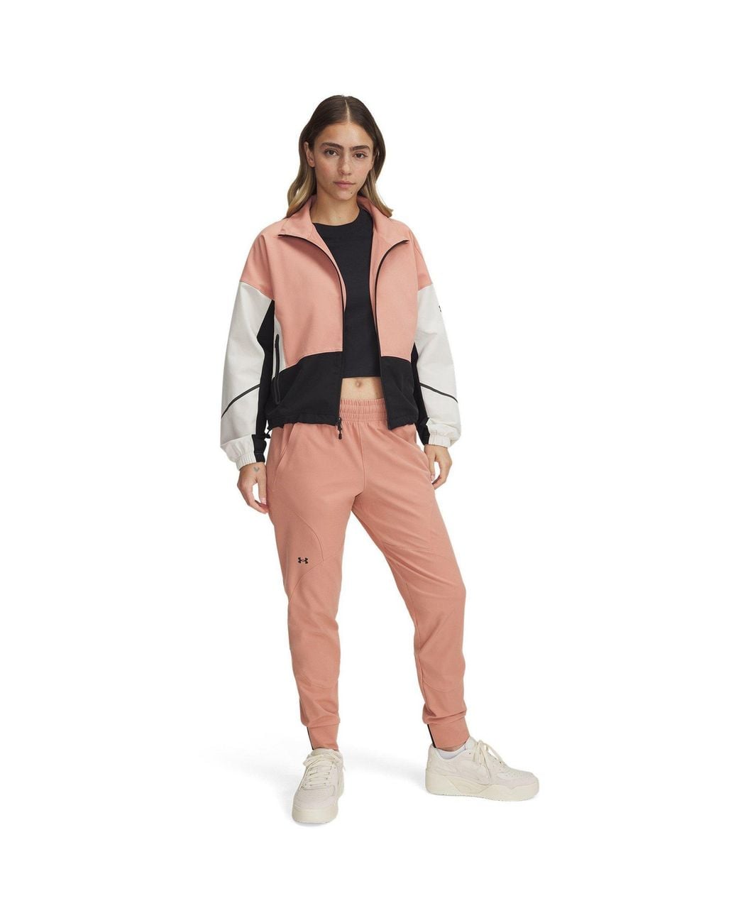 Under Armour Pink Unstoppable Performance Tracksuit Bottom