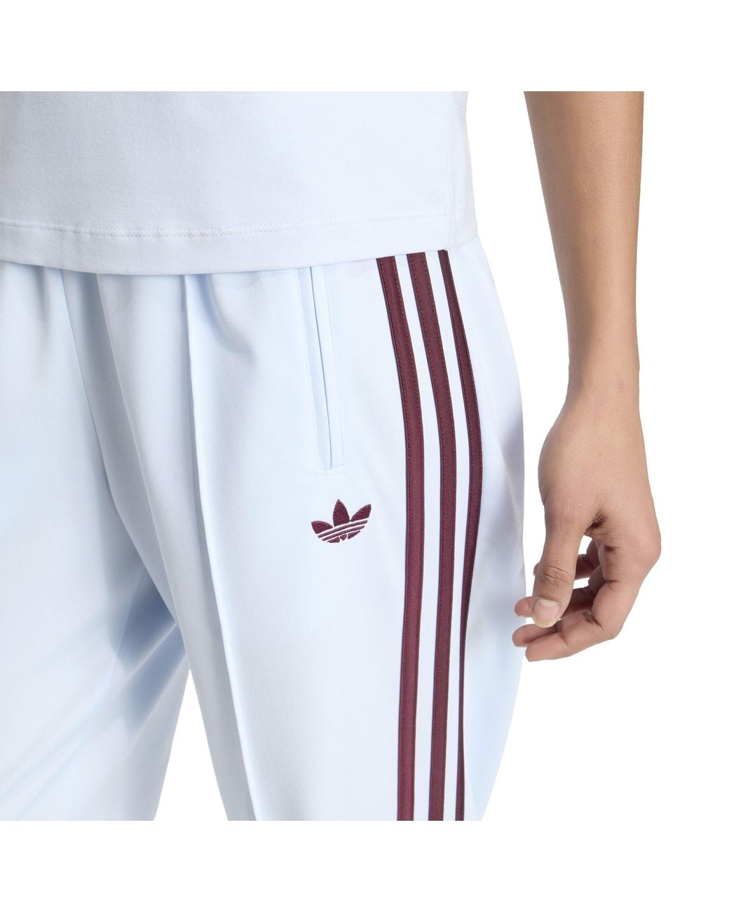Adidas Originals Blue Firebird Open Hem Woven Joggers