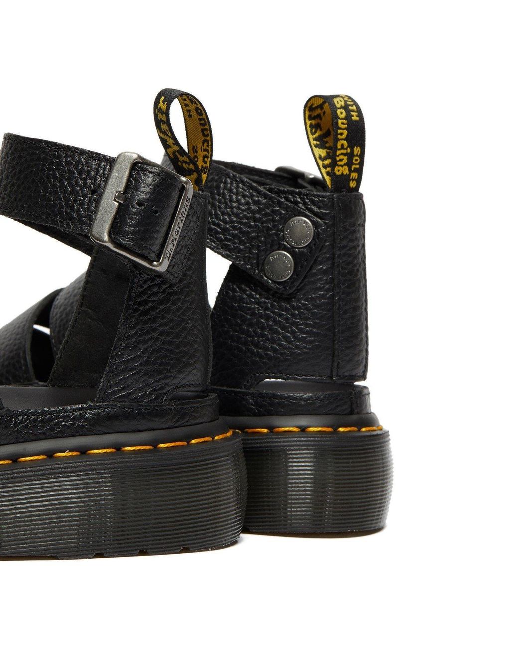 Dr. Martens Black Clarissa Sandals