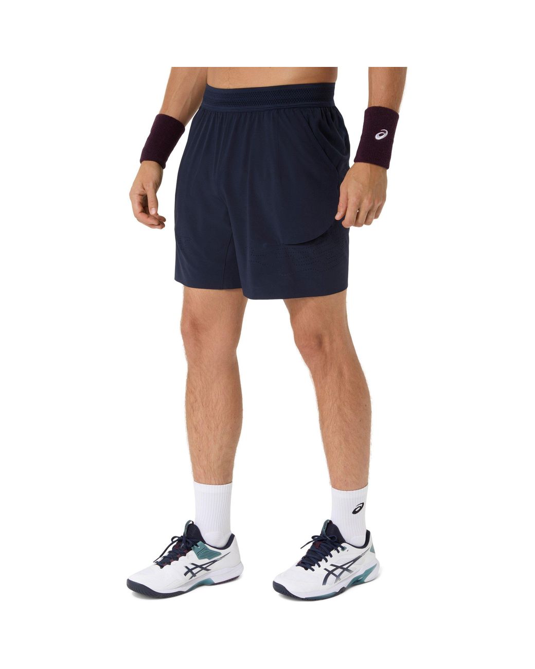 Asics Blue 7 Inch Performance Shorts for men