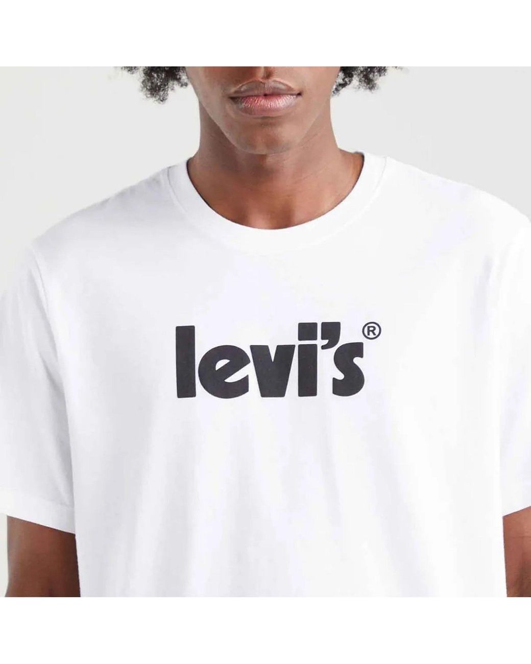 Levi's White Relaxed Fit T Shirt for men