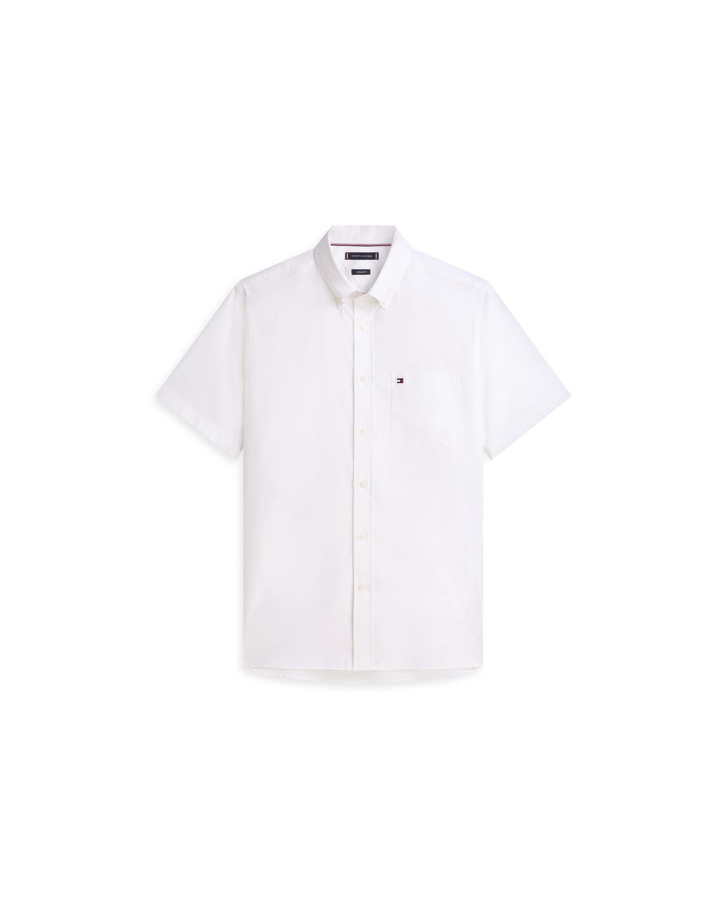 Tommy Hilfiger White Short Sleeve Plain Shirt for men