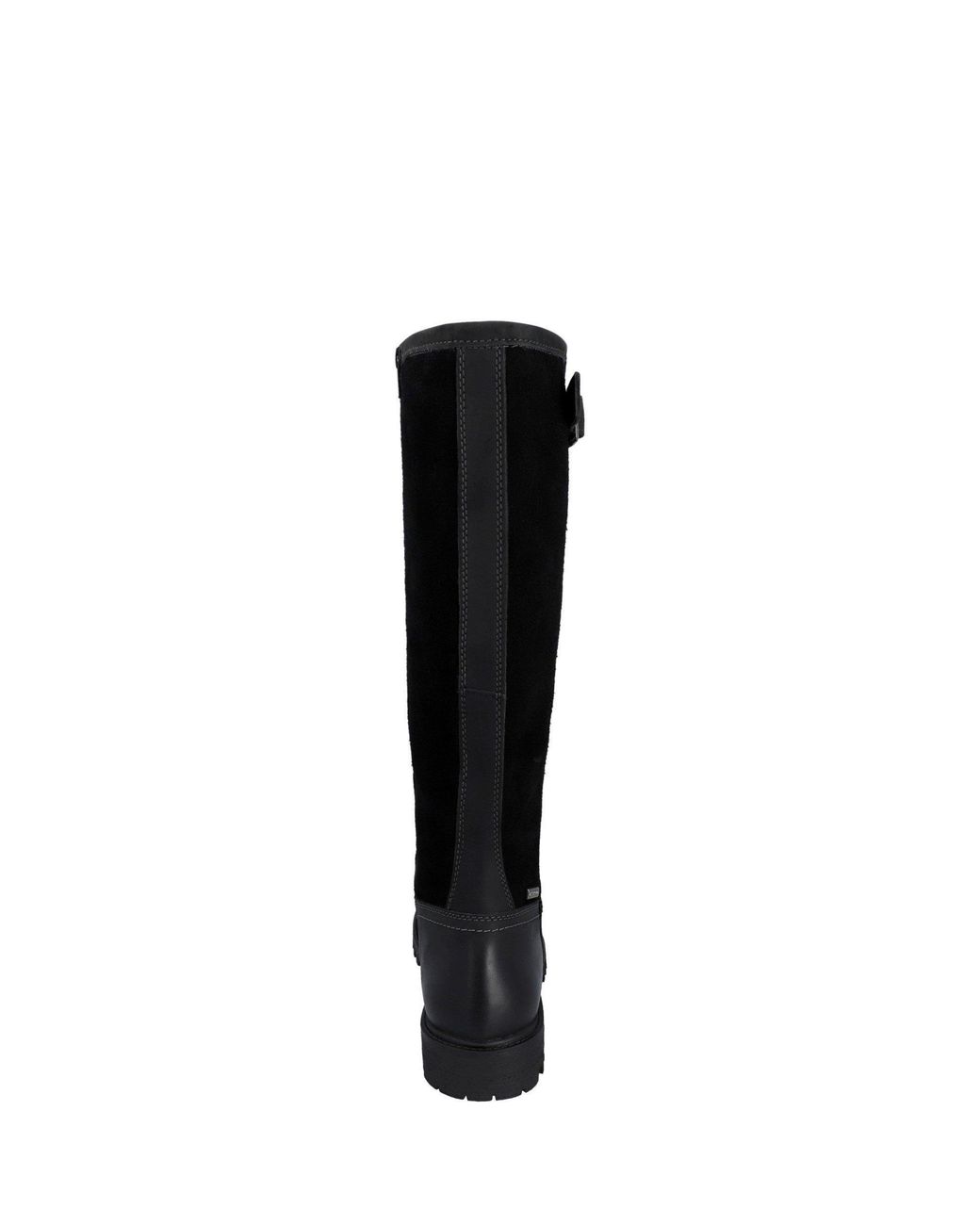 Hunter Black Canna Leather Knee High Boots