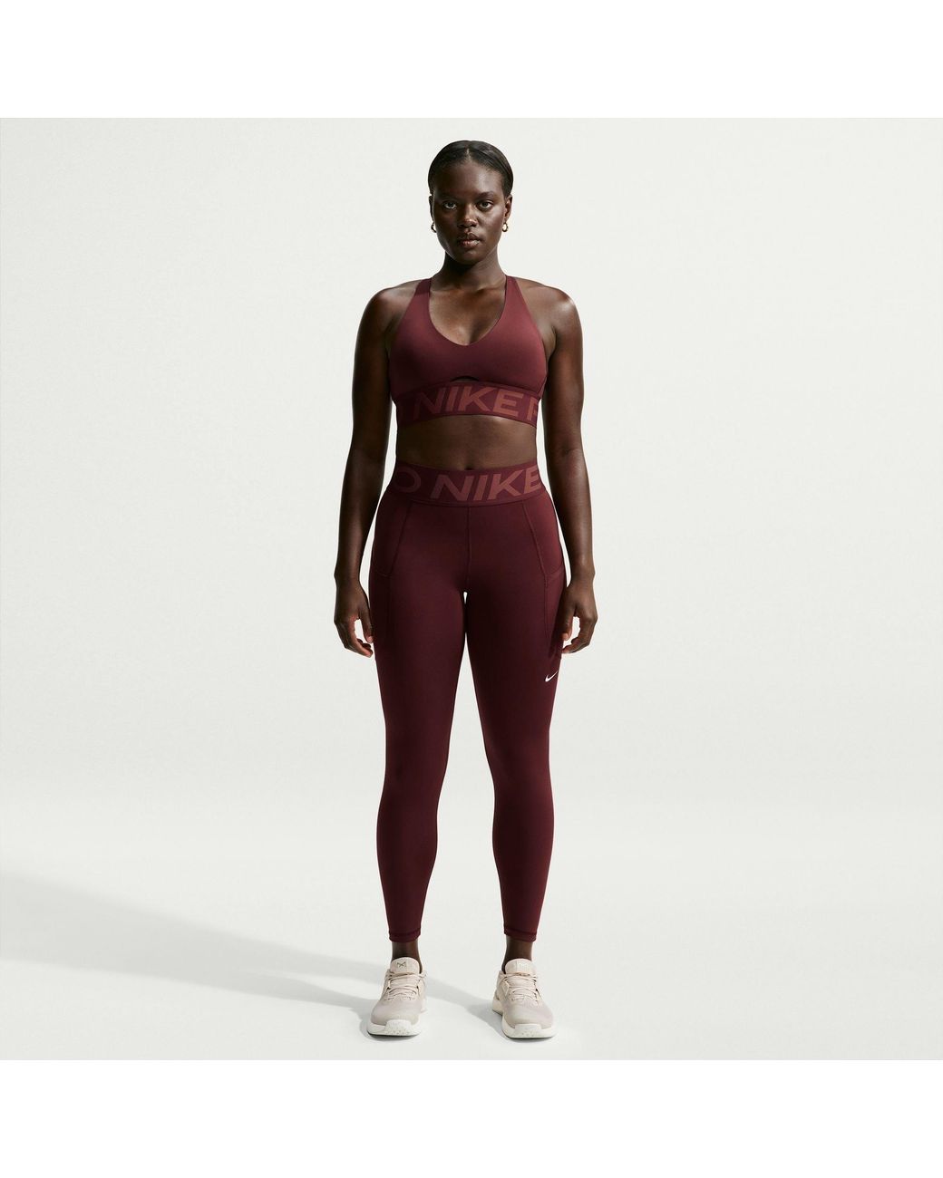 Nike Brown Pro Sports Bra Ld64