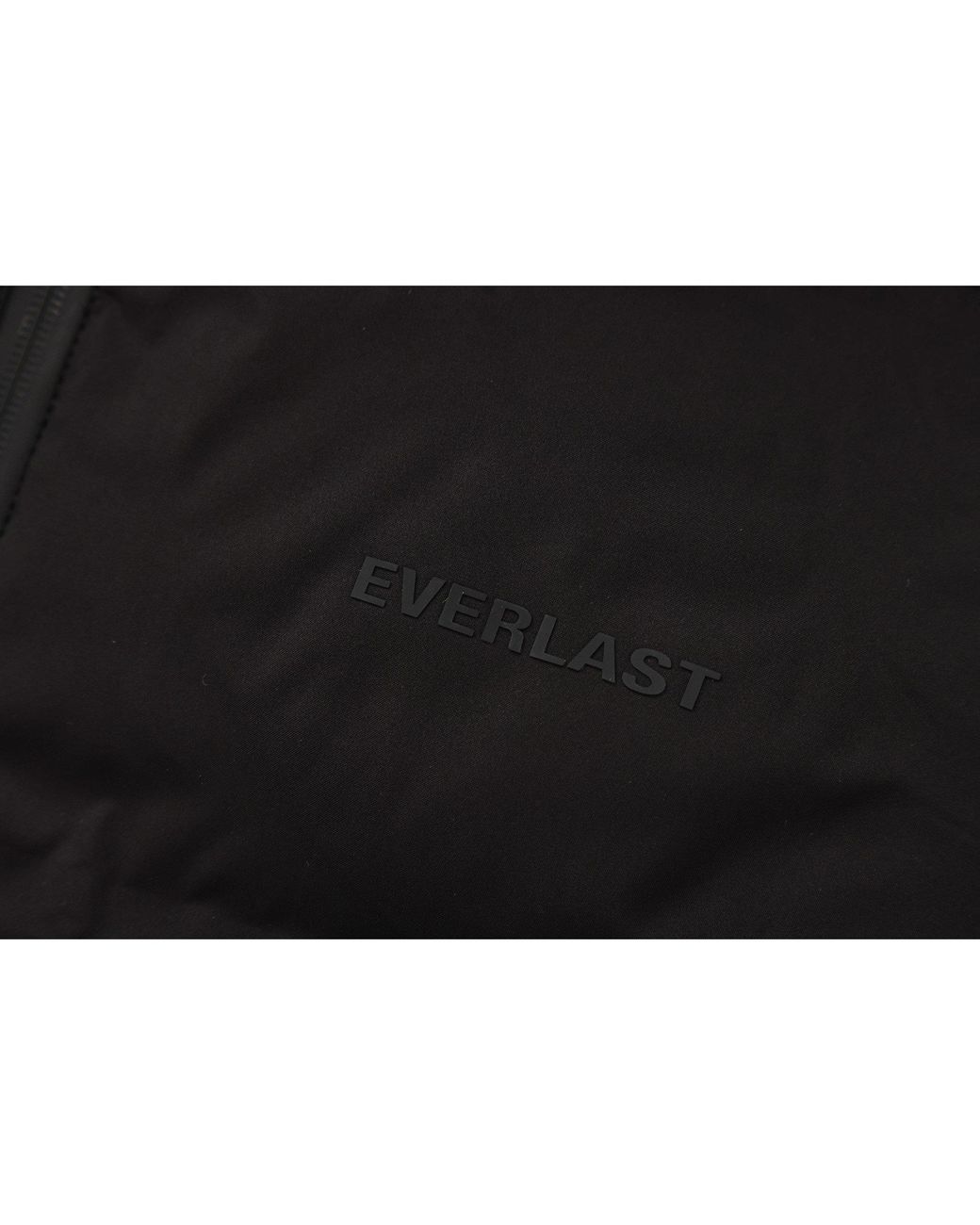 Everlast Black Water Resistant Windproof Detachable Hood Long Sleeve Puffer Jacket
