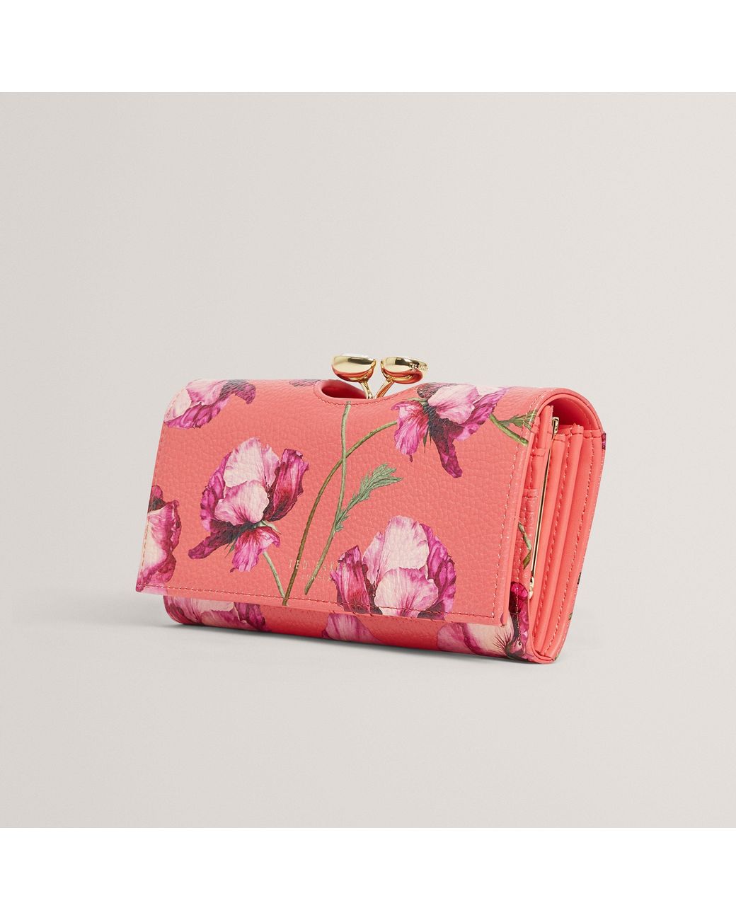 Ted Baker Pink Crystal Bobble Top Purse