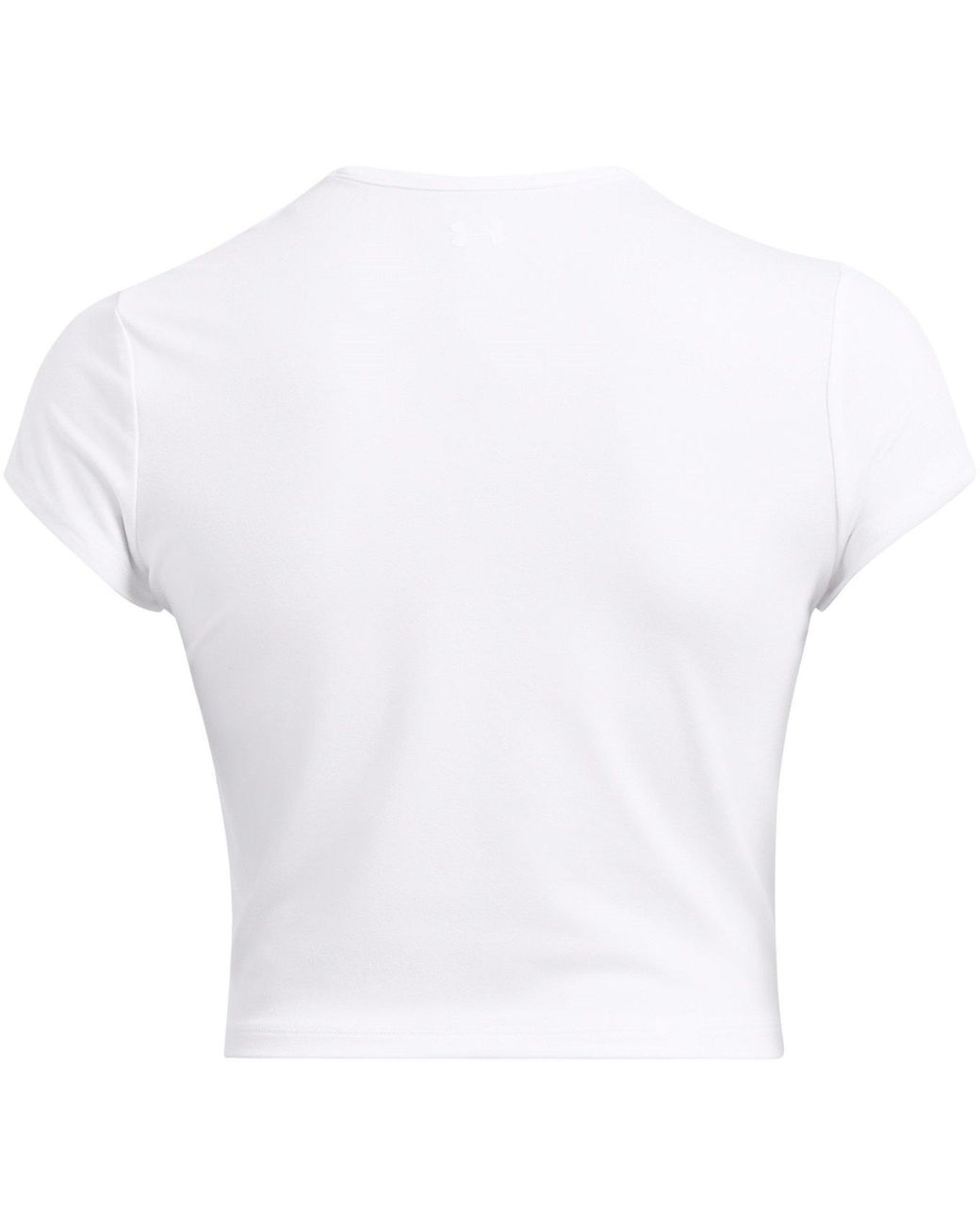Under Armour White Short-Sleeve Performance Gym Top