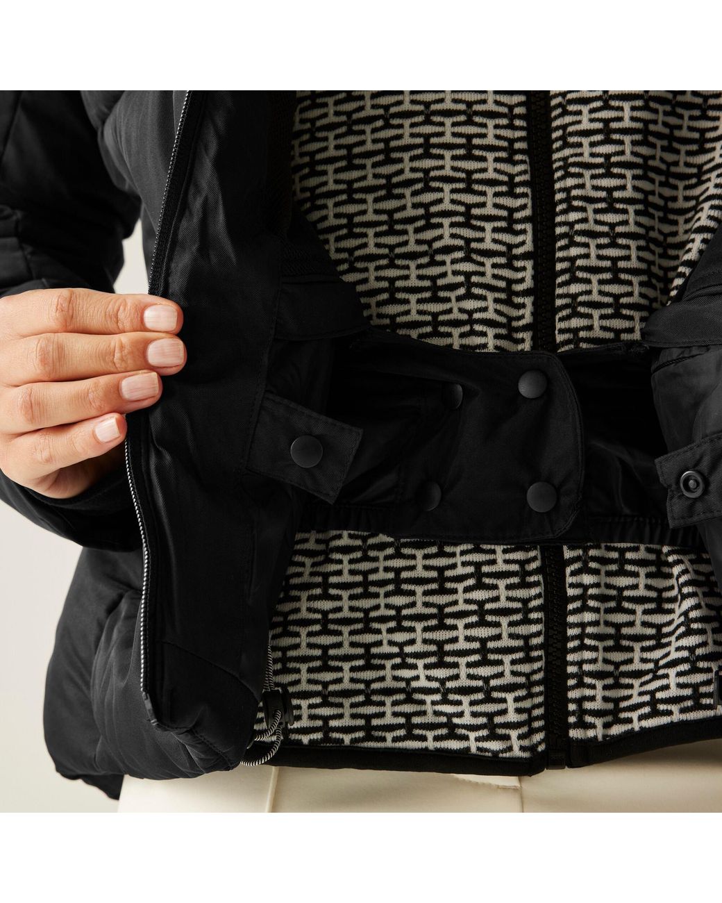 Dare 2b Black Glamorize V Waterproof Jacket