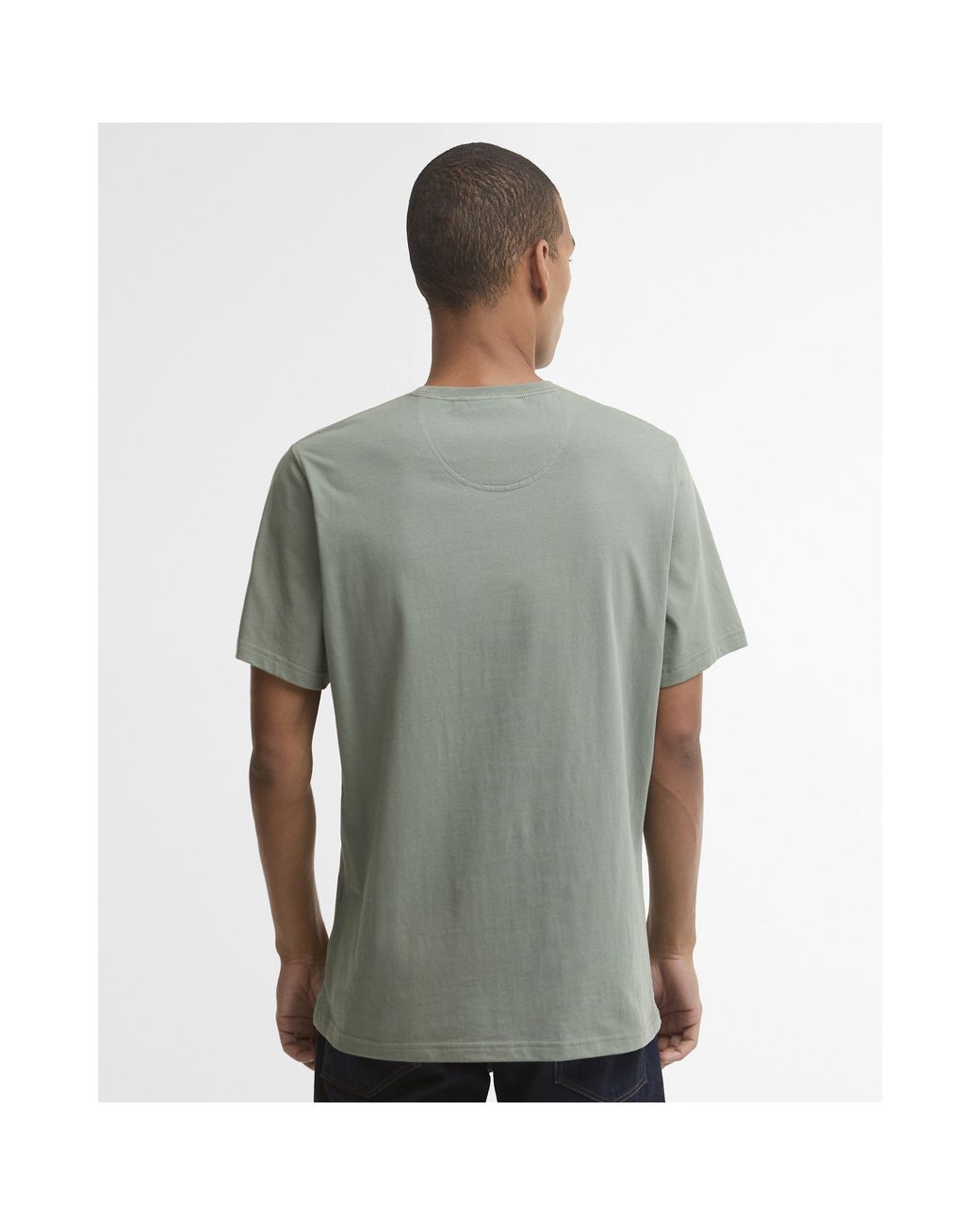 Barbour Gray Essentials Sports T-Shirt for men