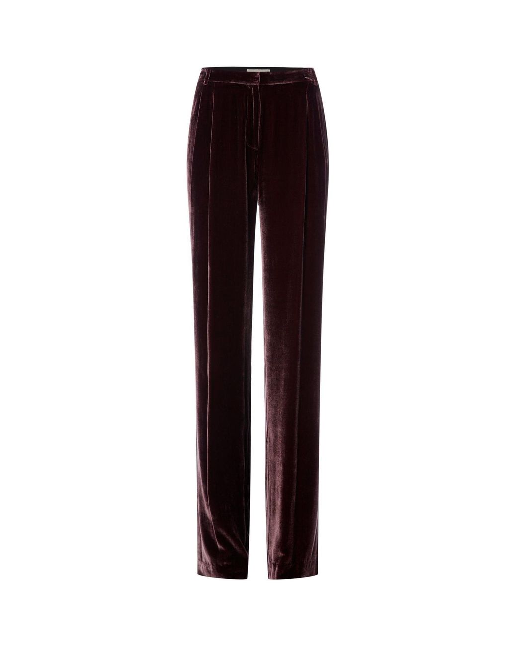 MICHAEL Michael Kors Purple Straight Leg Velvet Pants
