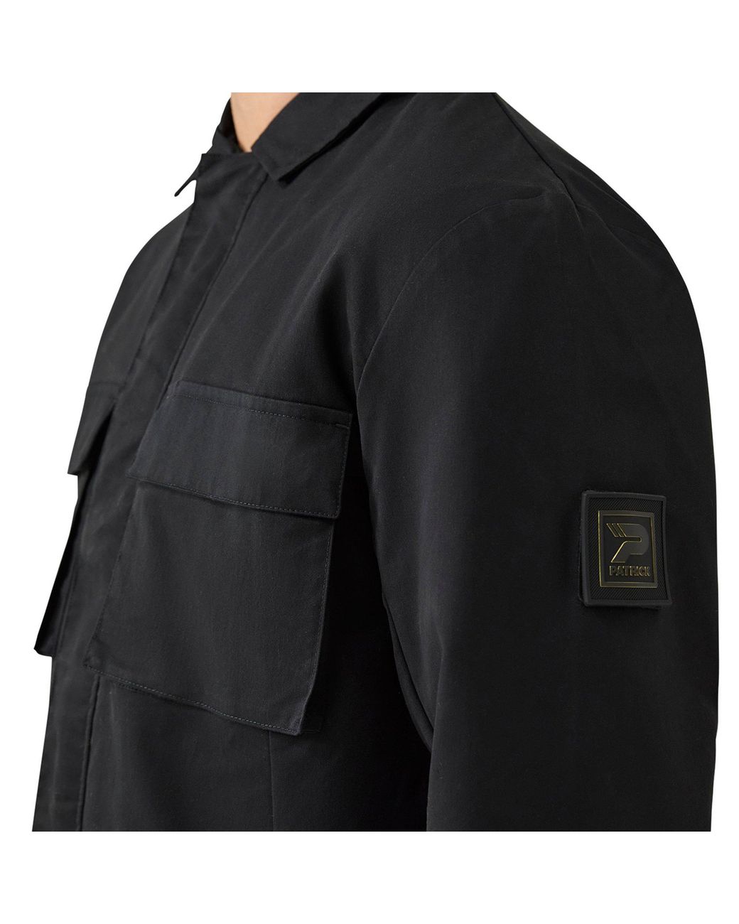 Patrick Black Overshirt for men