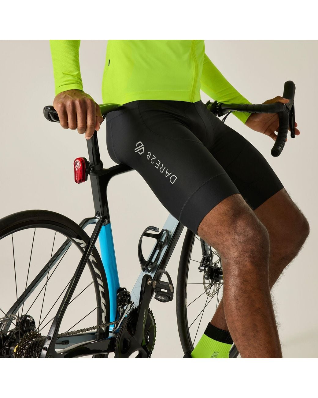Dare 2b Black Ultra Cycling Bib Shorts for men