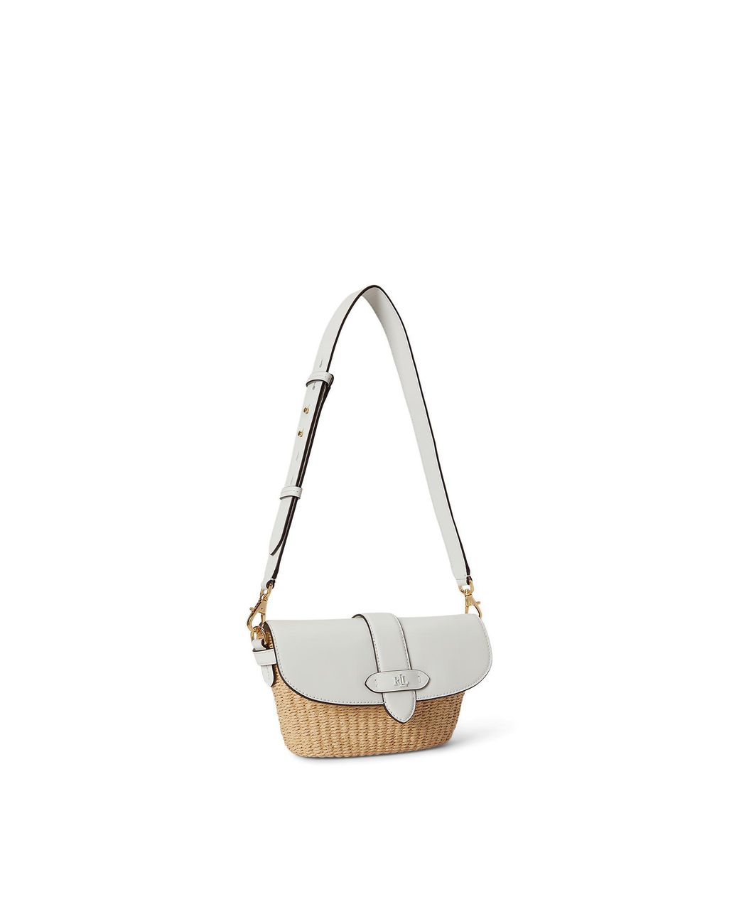 Ralph Lauren White Straw Bag