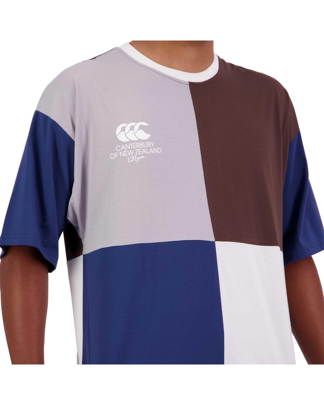 Canterbury Blue Harlequin Short-Sleeve Performance T-Shirt for men