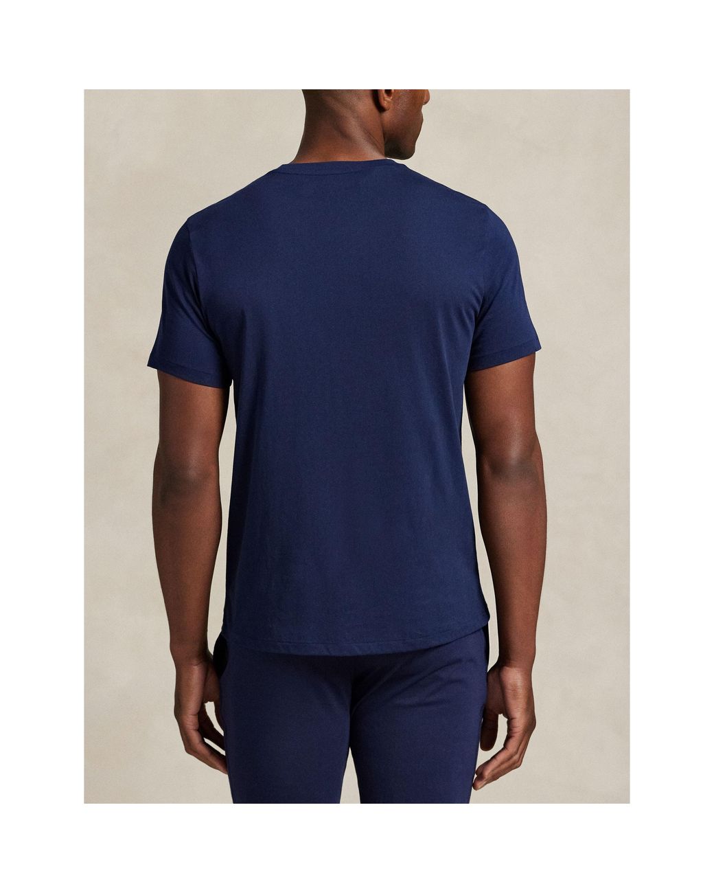 Polo Ralph Lauren Blue Box Logo T-Shirt for men