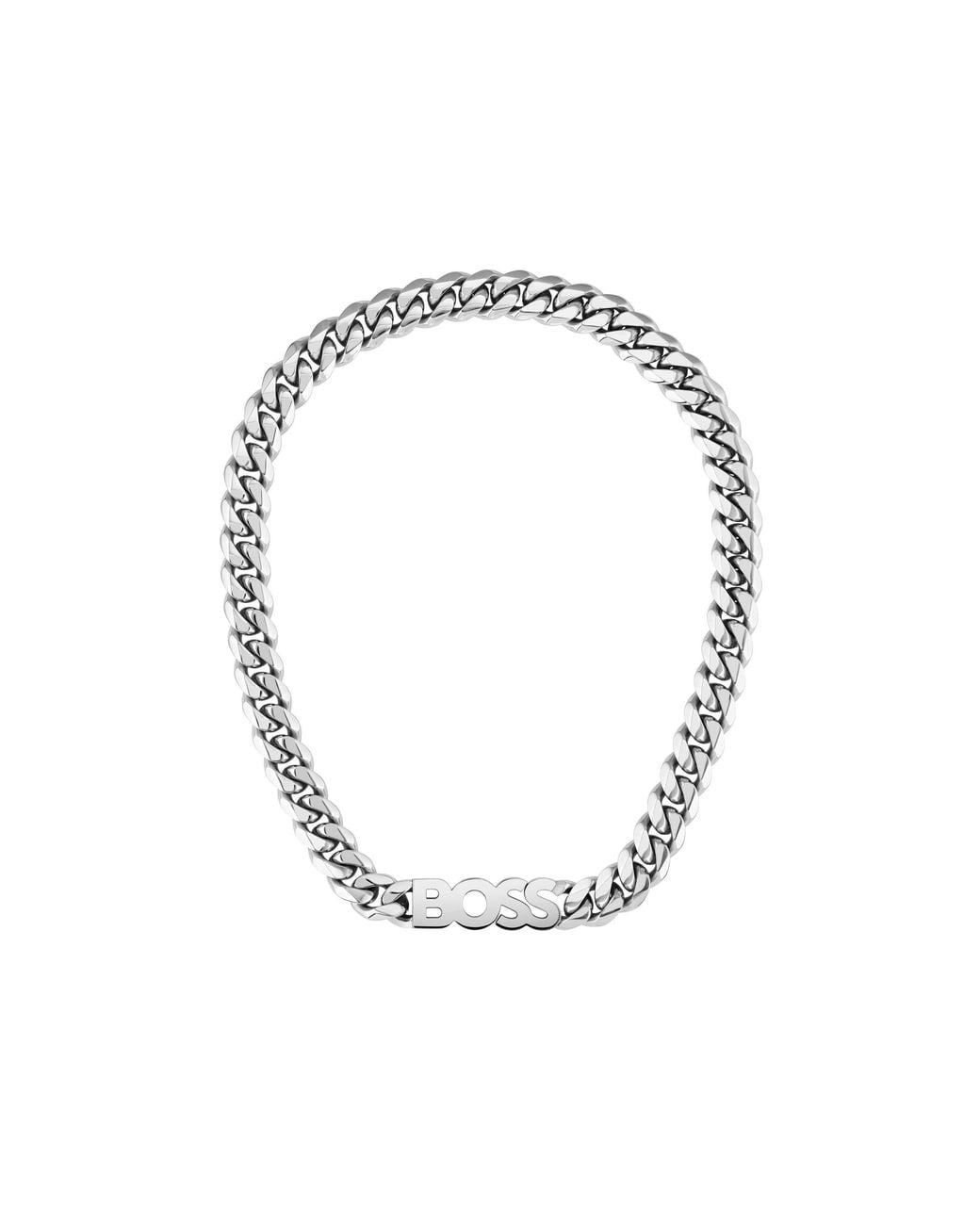 Boss Metallic Kassy Stainless Steel Chain Necklace for men