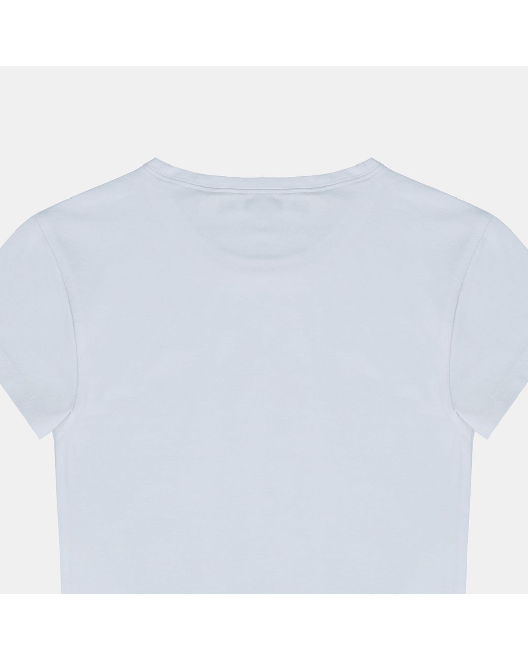 Jack Wills Blue Graphic Cotton Short Sleeve Crew Neck Print Crop Top
