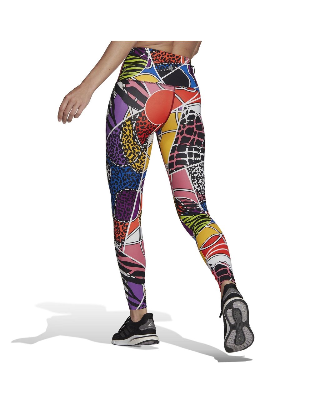 Adidas Red Rich Mnisi Running Leggings