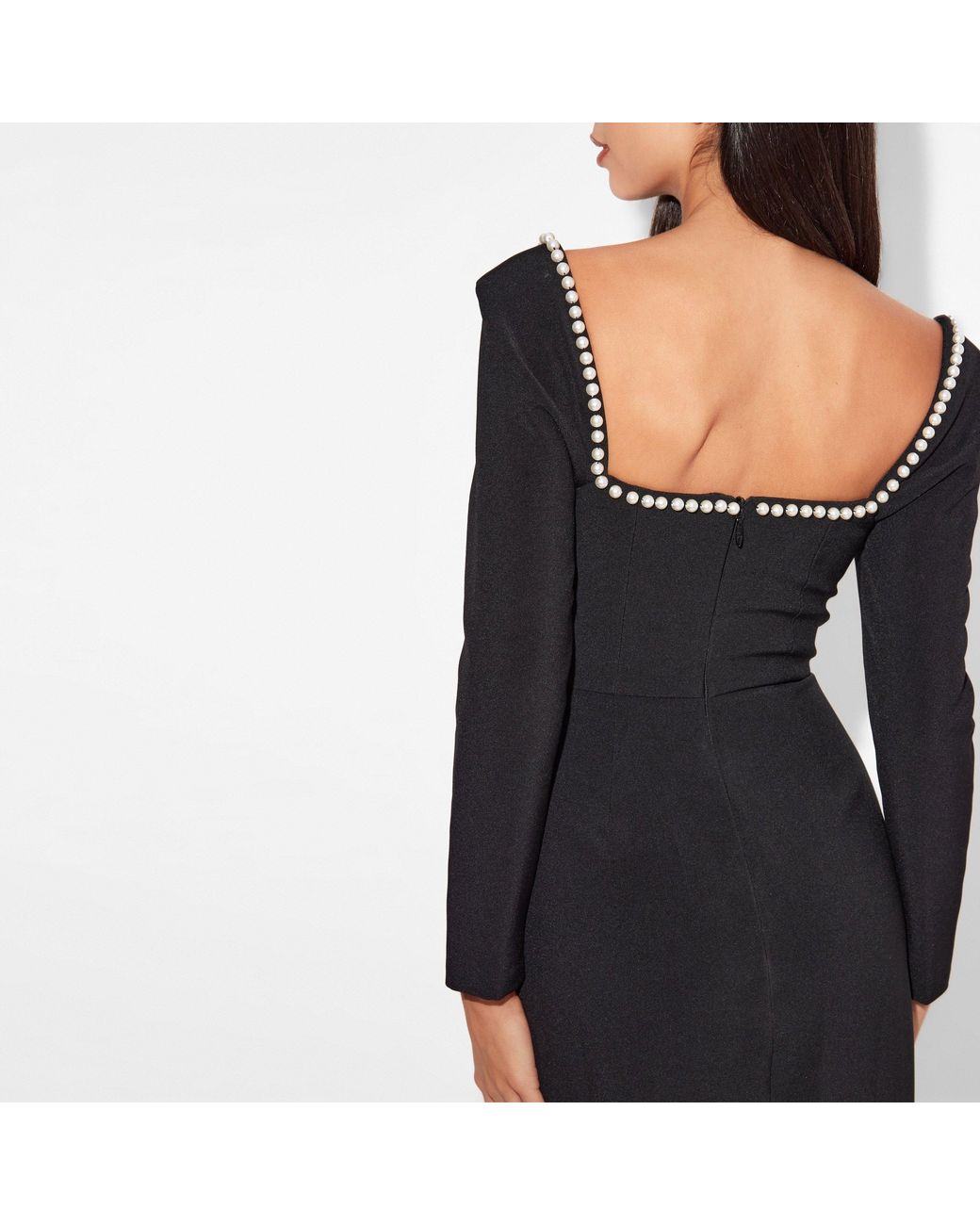 Odd Muse Black The Ultimate Muse Midi Pearl Dress