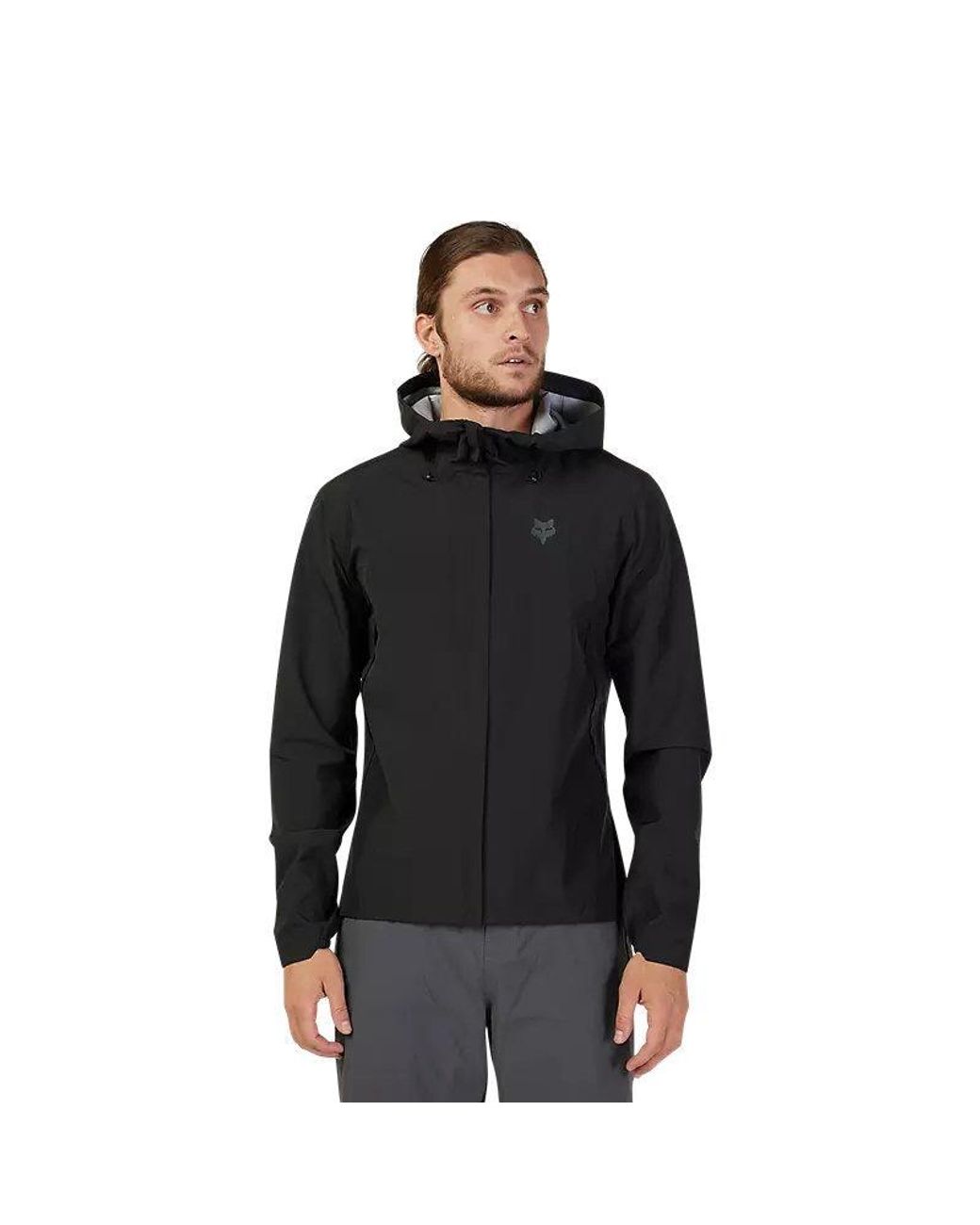 Fox Black Ranger Waterproof Performance Cycling Jacket for men