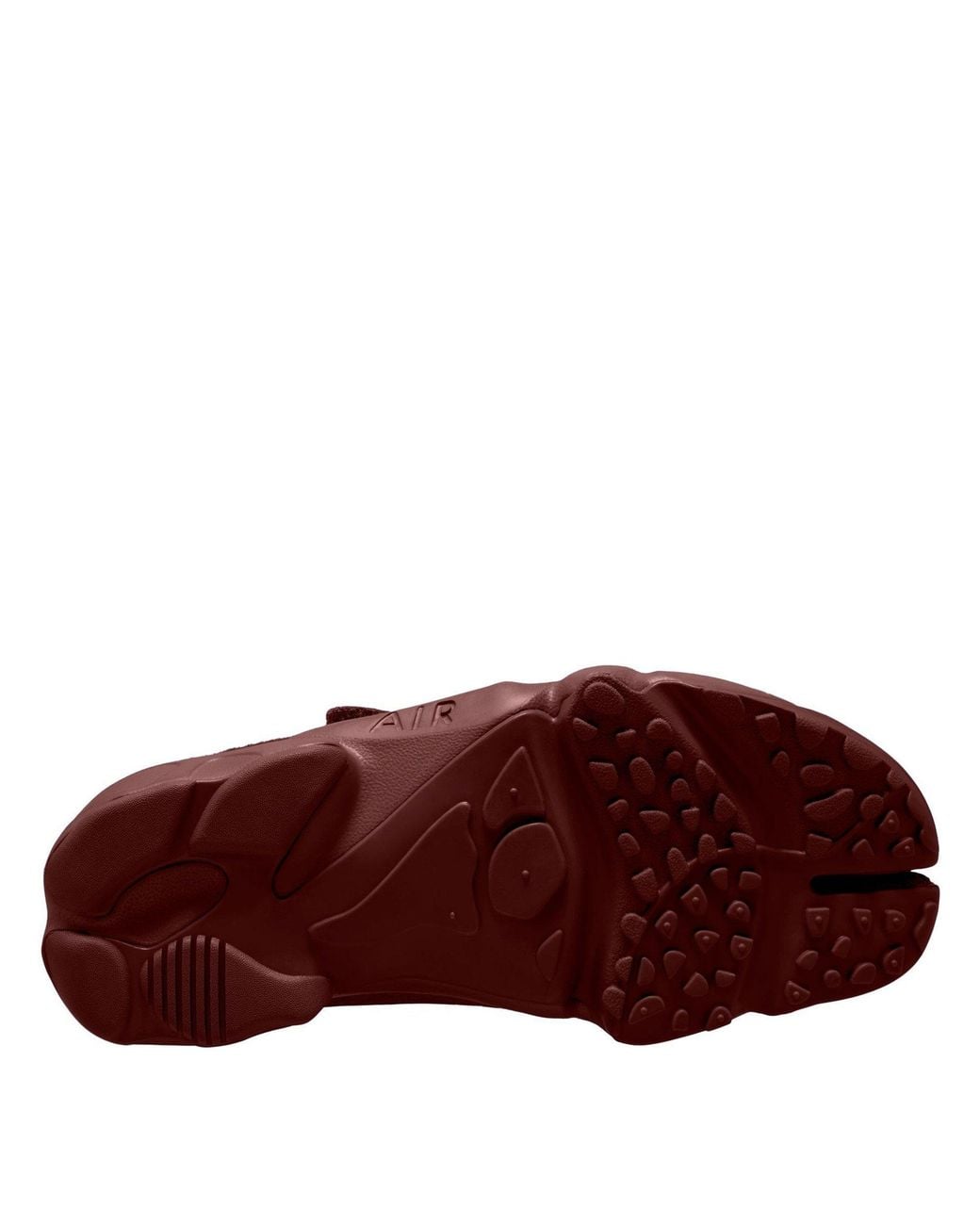 Nike Red Air Rift Leather Low-Top Trainers