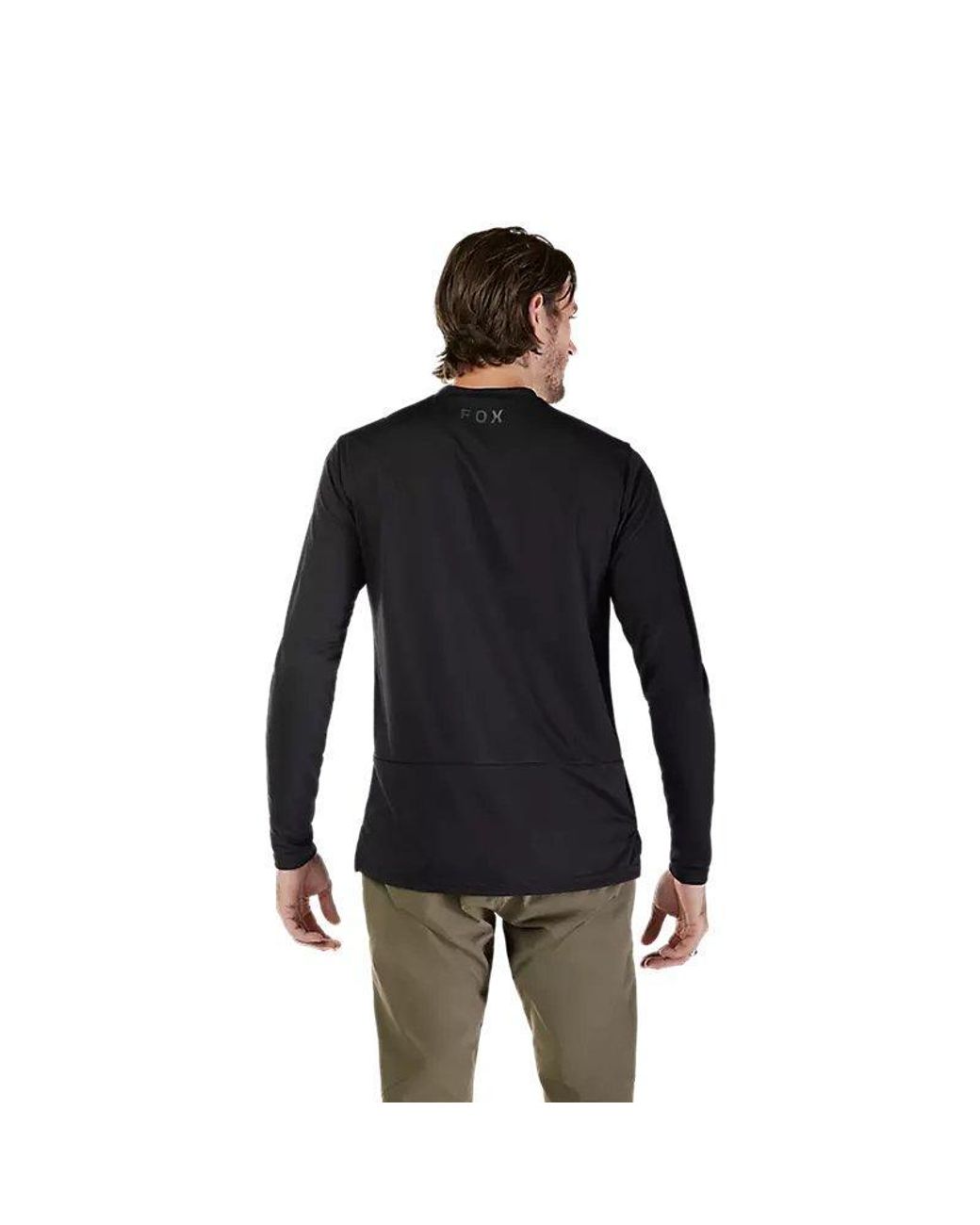 Fox Black Ranger Long Sleeve Jersey for men