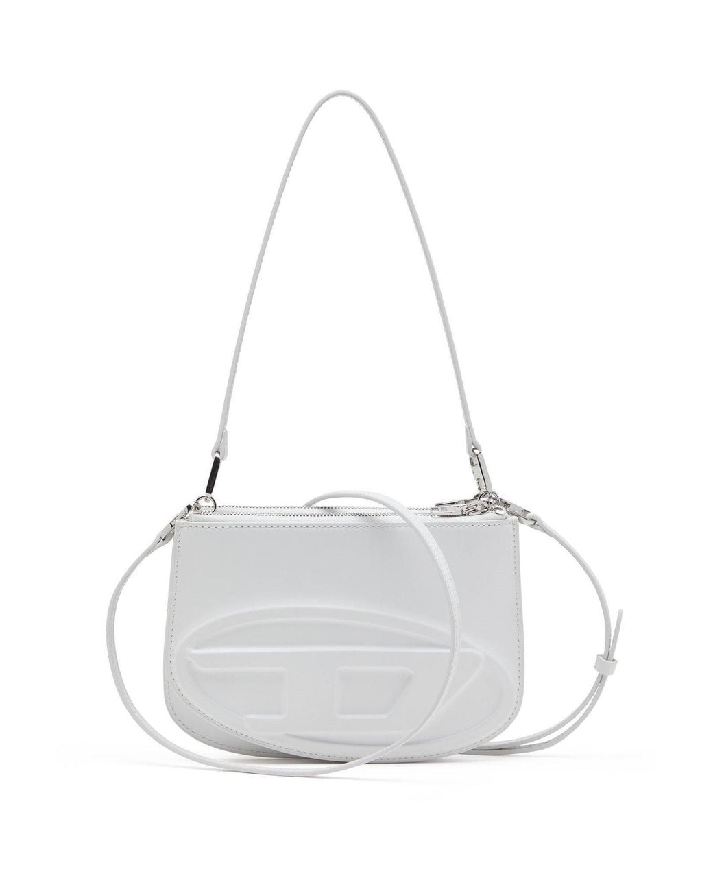 DIESEL White 1Dr Twin Shoulder Bag