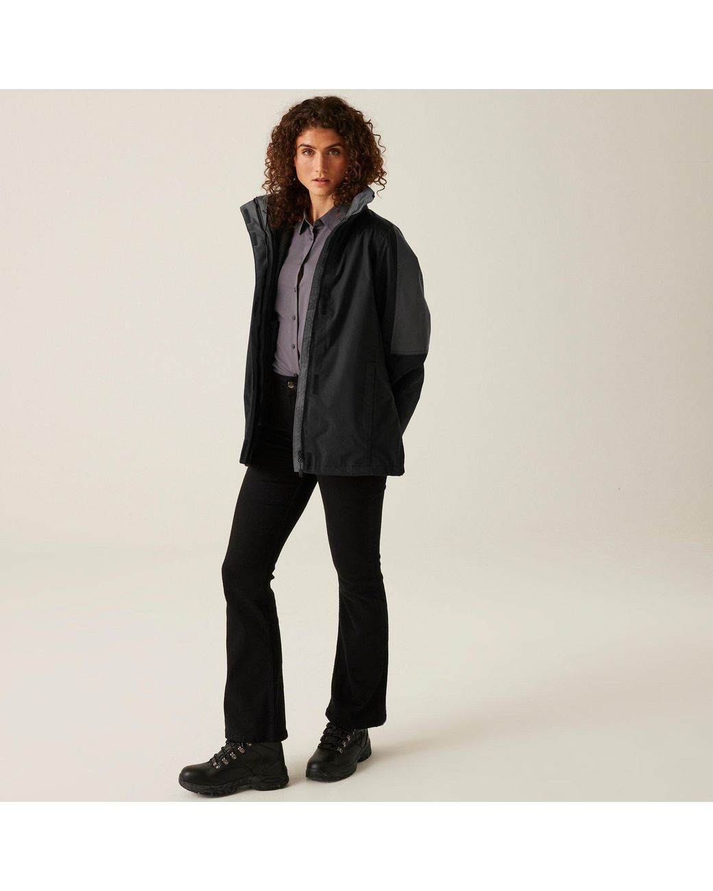 Regatta Black Defender Iii Waterproof 3