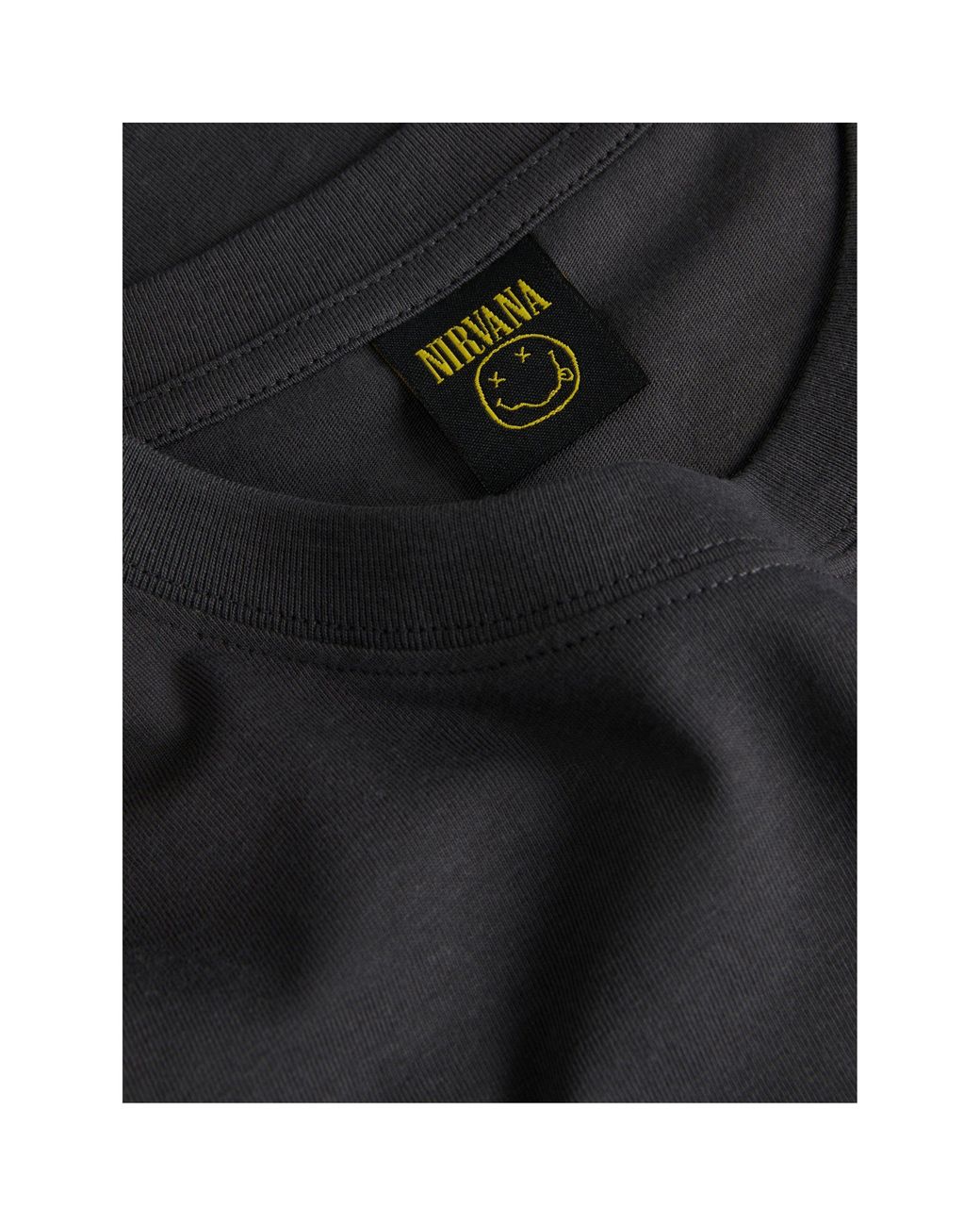 Jack & Jones Black Nirvana Band Regular Fit T-Shirt for men